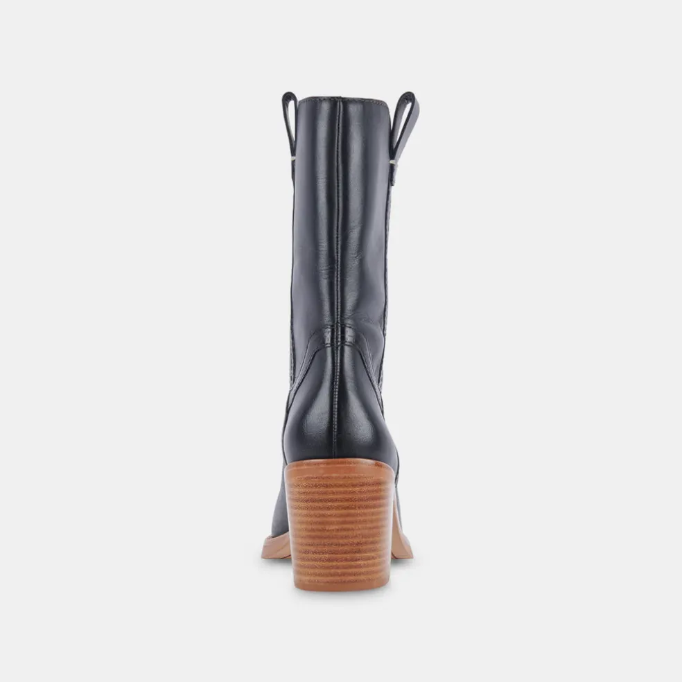 Colete Boots Black Leather