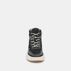 Daley Sneakers Black Multi Suede