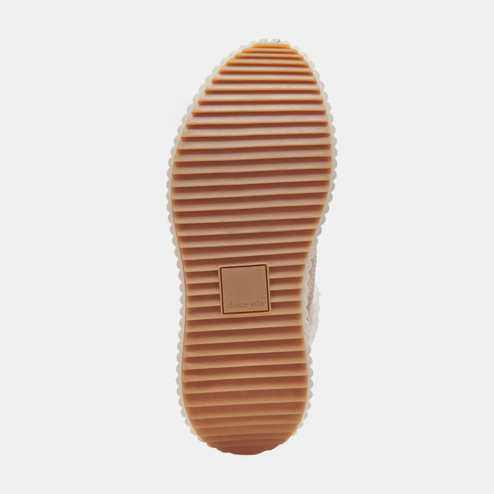Debbie Plush Sneakers Taupe Suede