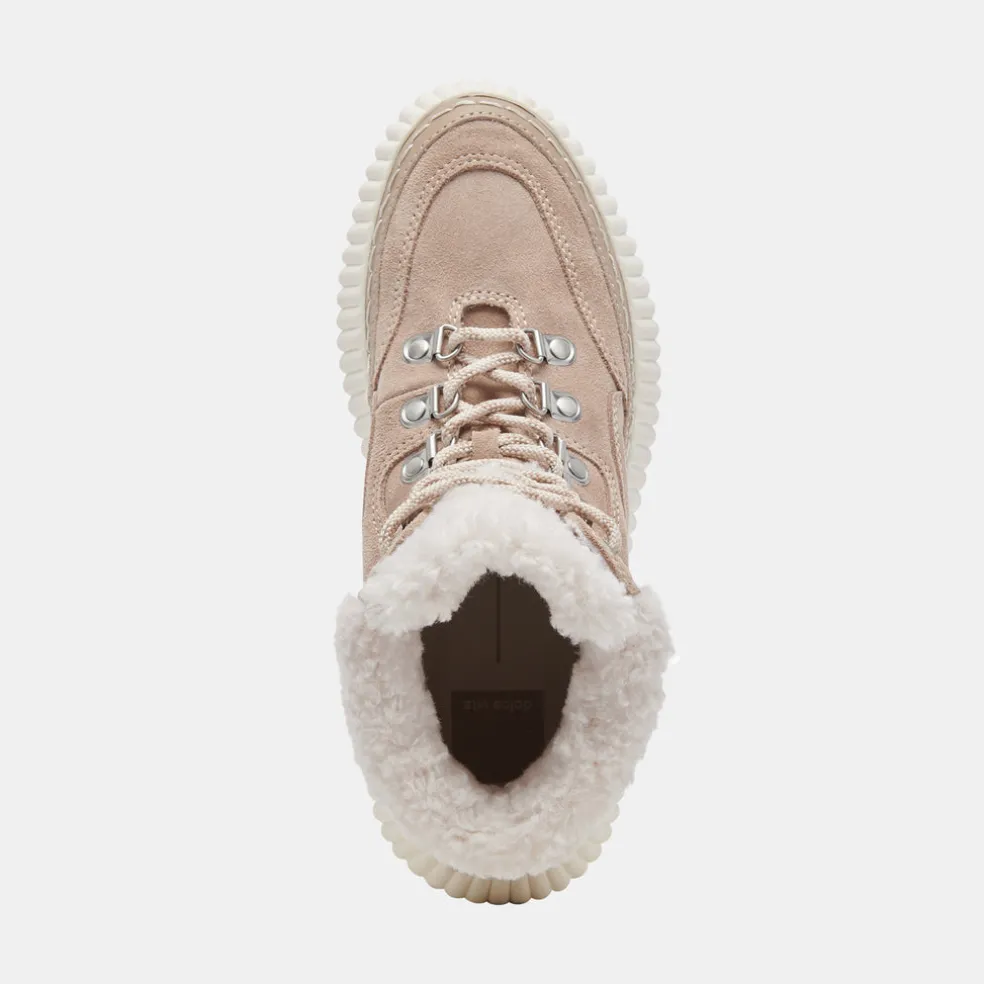 Debbie Plush Sneakers Taupe Suede