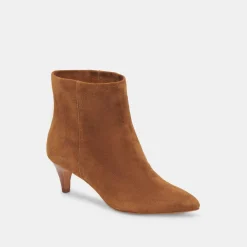 Dee Booties Brown Suede