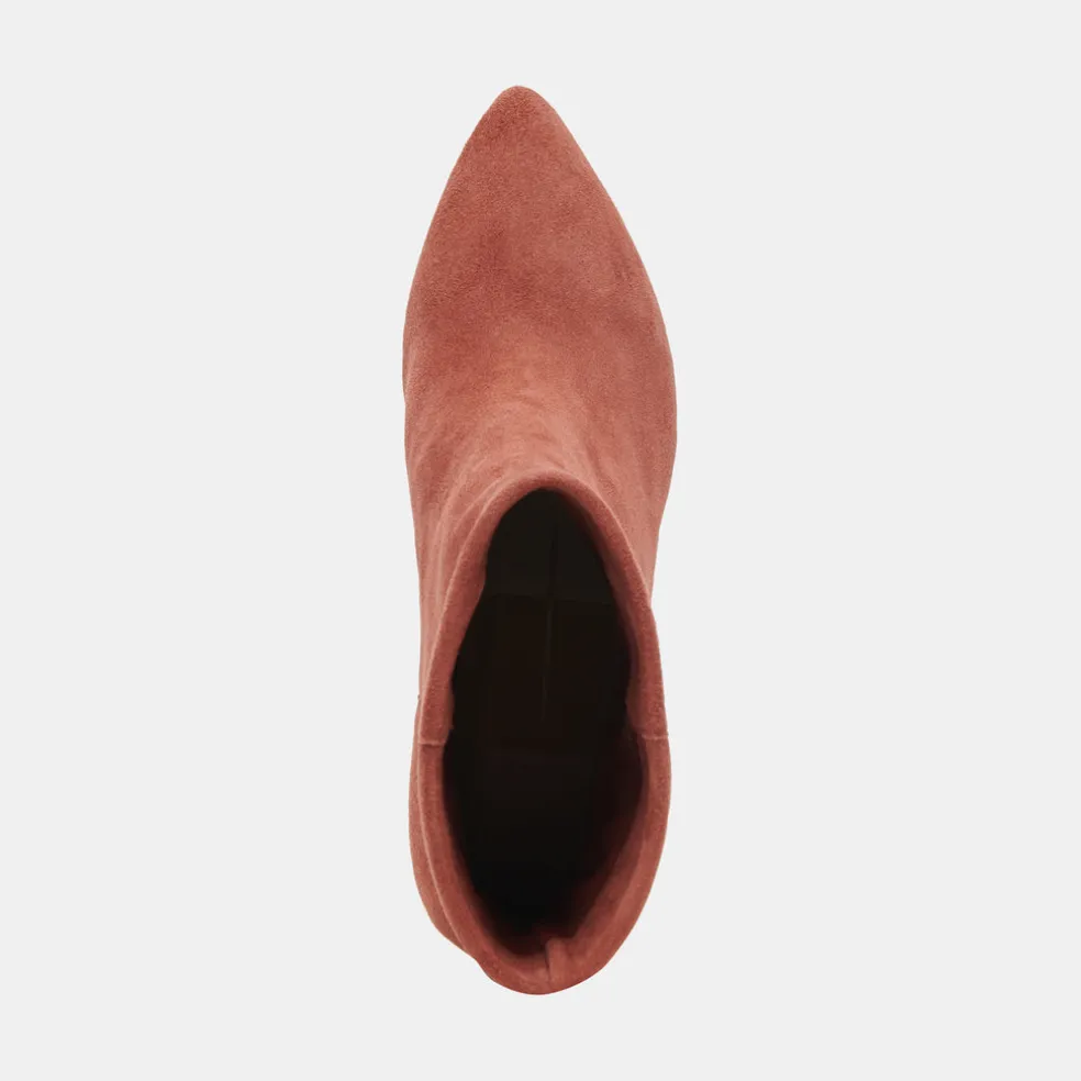 Dee Booties Cinnamon Suede