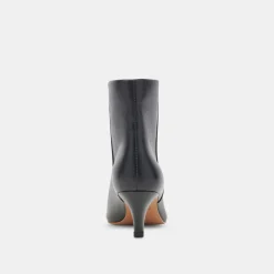 Dee Booties Jet Black Leather