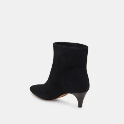 Dee Wide Booties Nero Suede