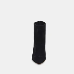 Dee Wide Booties Nero Suede
