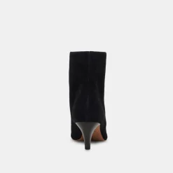 Dee Wide Booties Nero Suede