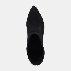 Dee Wide Booties Nero Suede
