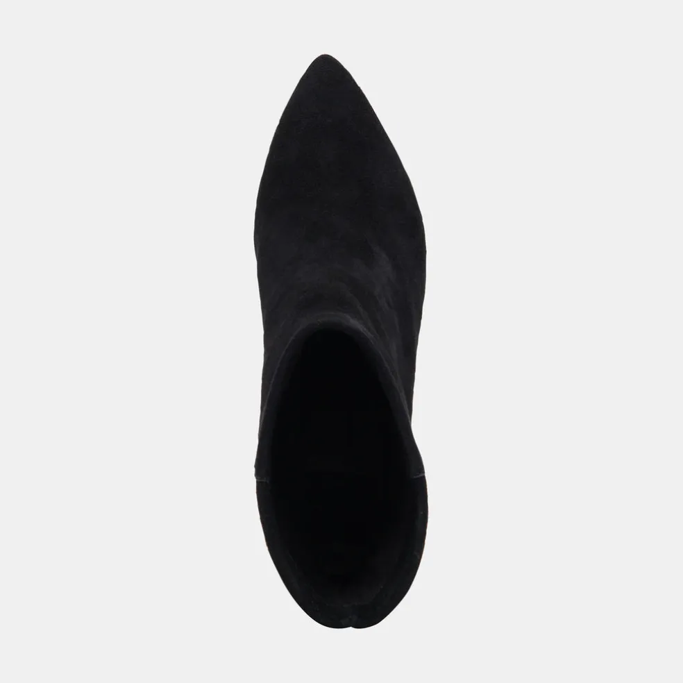 Dee Wide Booties Nero Suede