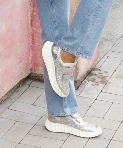 Demo Sneakers Silver Knit