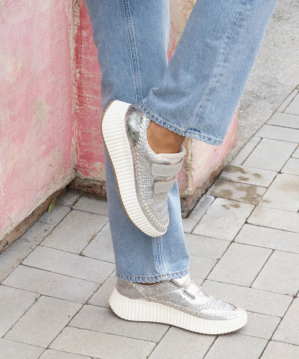 Demo Sneakers Silver Knit
