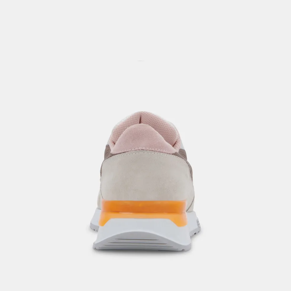 Dolce Vita X Greats Evana Sneakers Taupe Multi Suede