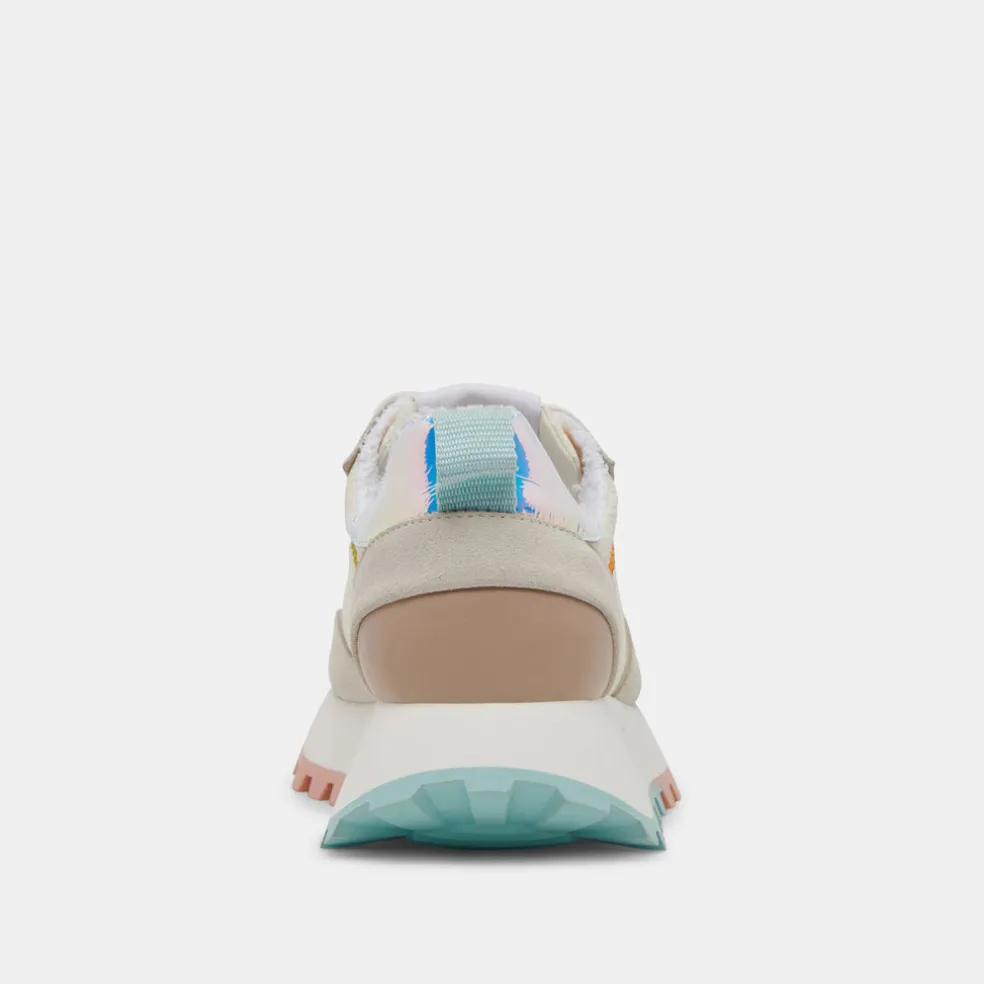 Dolce Vita X Greats Reubin Pride Sneakers White Multi Suede
