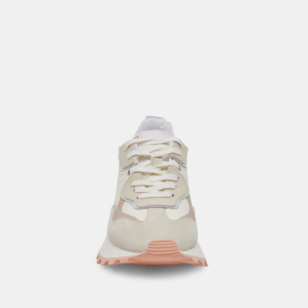 Dolce Vita X Greats Reubin Pride Sneakers White Multi Suede