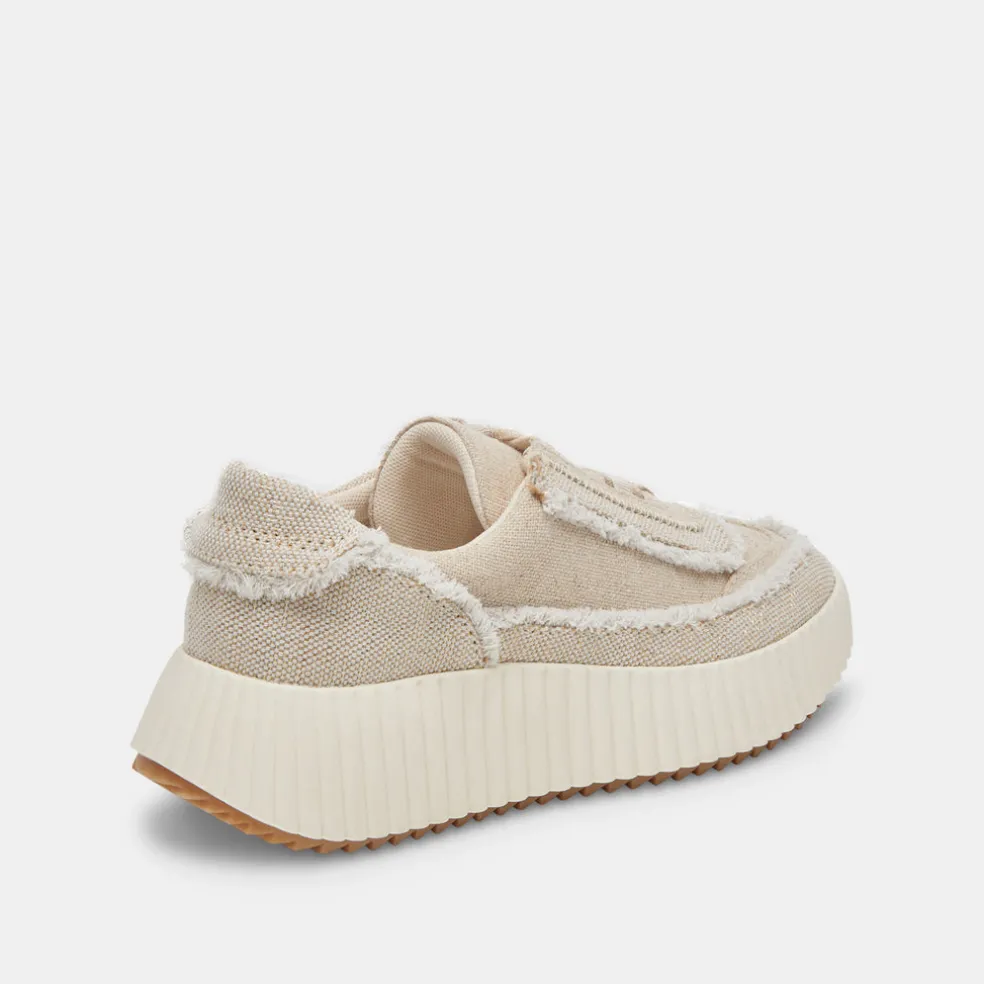 Dolen Fray Sneakers Sand Canvas