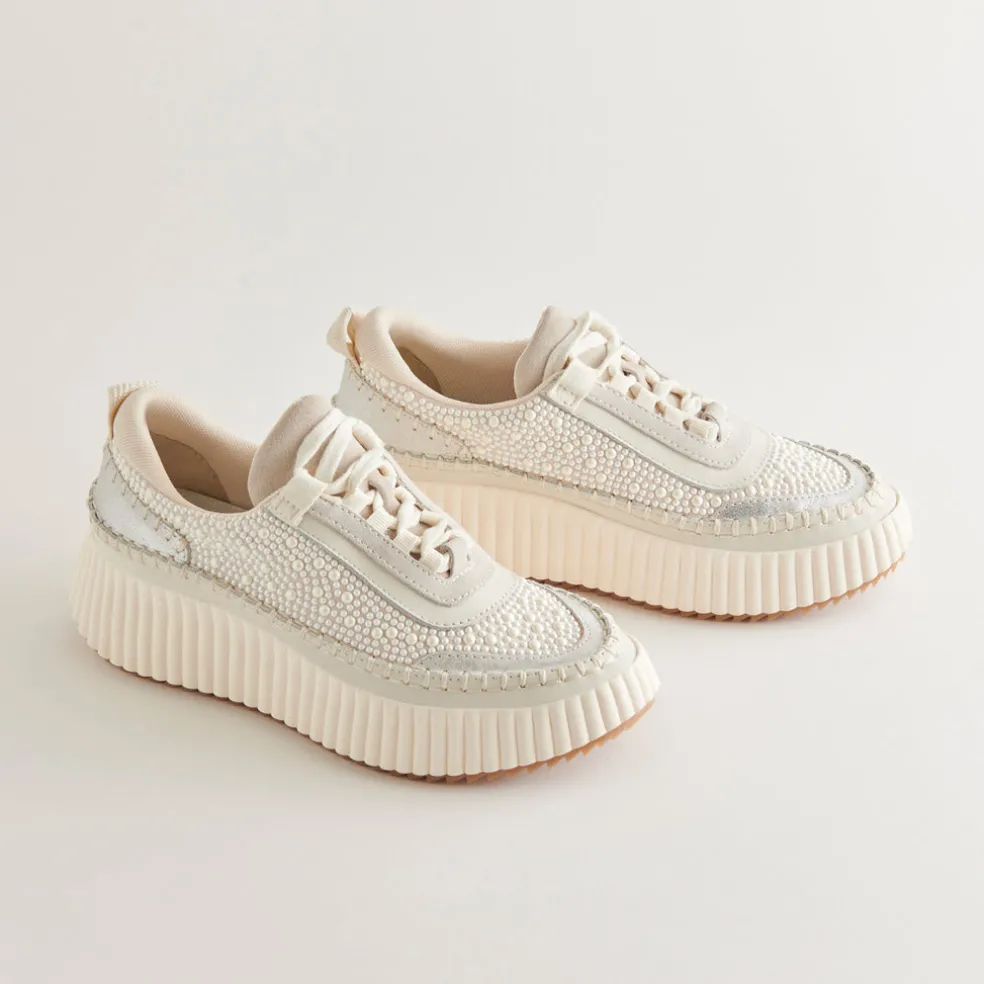 Dolen Pearl Sneakers Vanilla Pearls