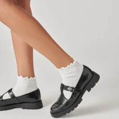 Ebbie Flats Midnight Patent Leather