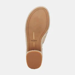 Eldora Heels Natural White Raffia