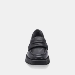 Elias Flats Black Leather