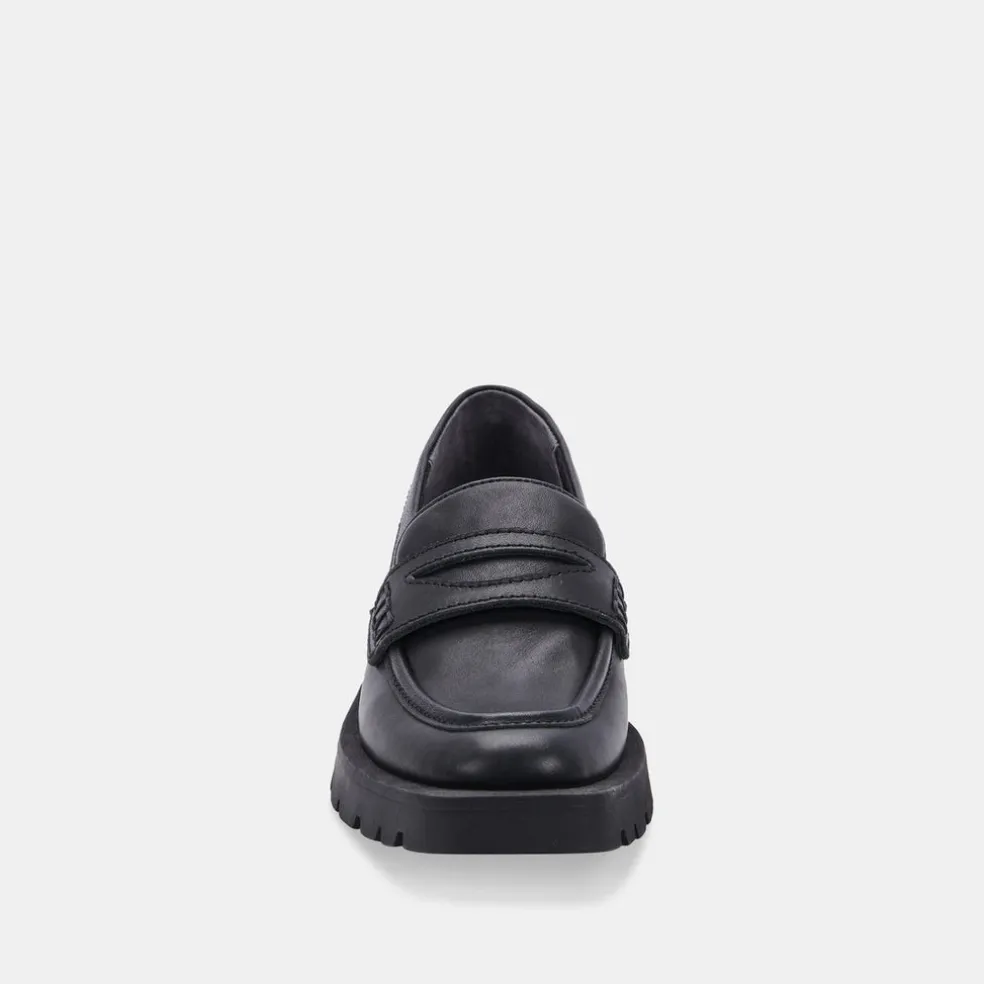 Elias Flats Black Leather