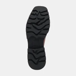 Elias Flats Brown Black Leather