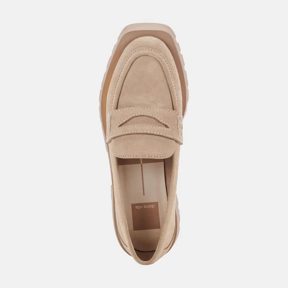 Elias Flats Dune Suede