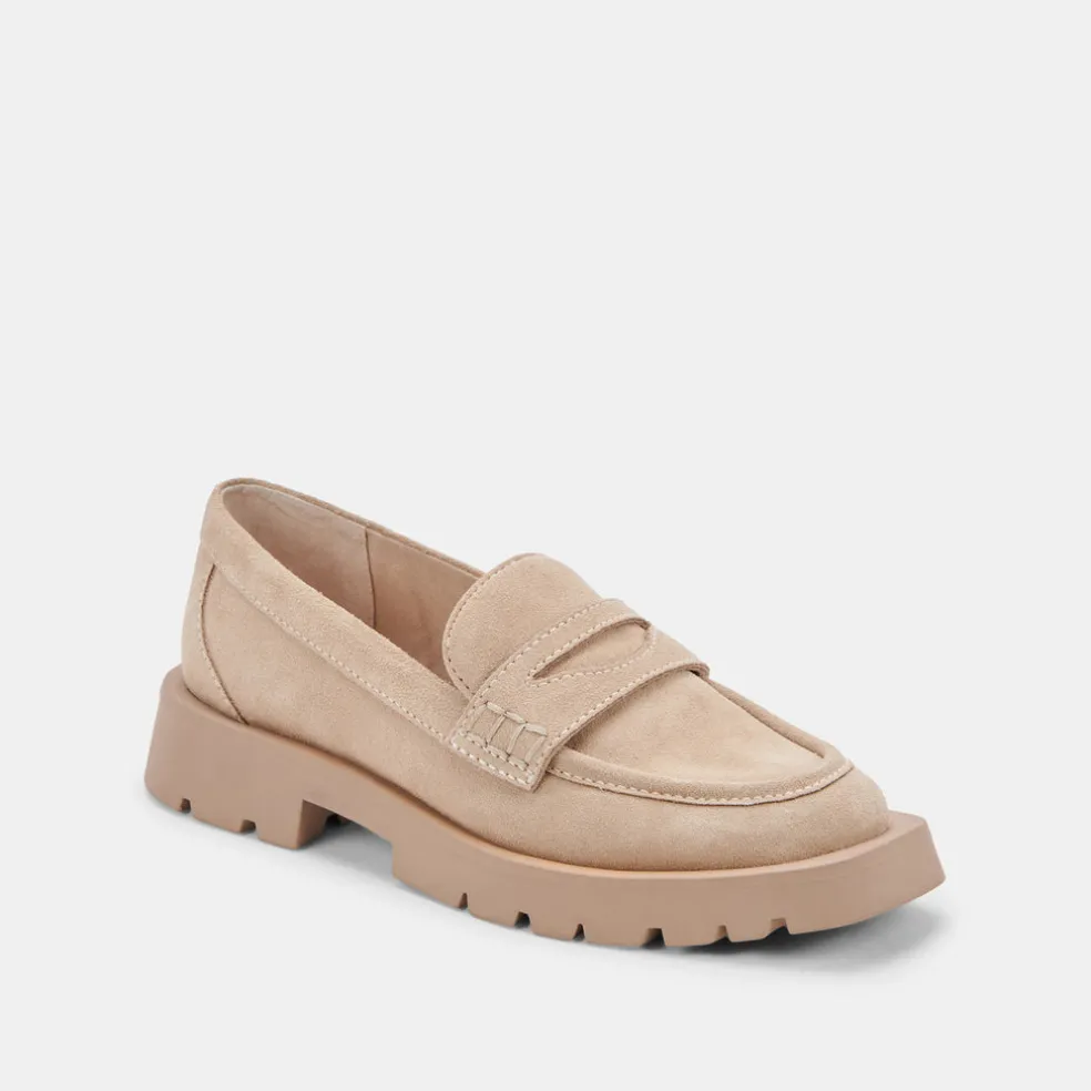 Elias Flats Dune Suede