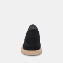 Elias Flats Midnight Suede