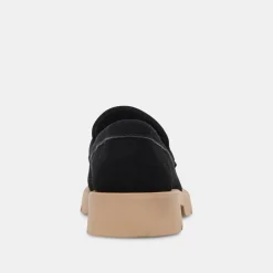 Elias Flats Midnight Suede