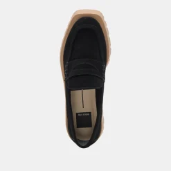 Elias Flats Midnight Suede
