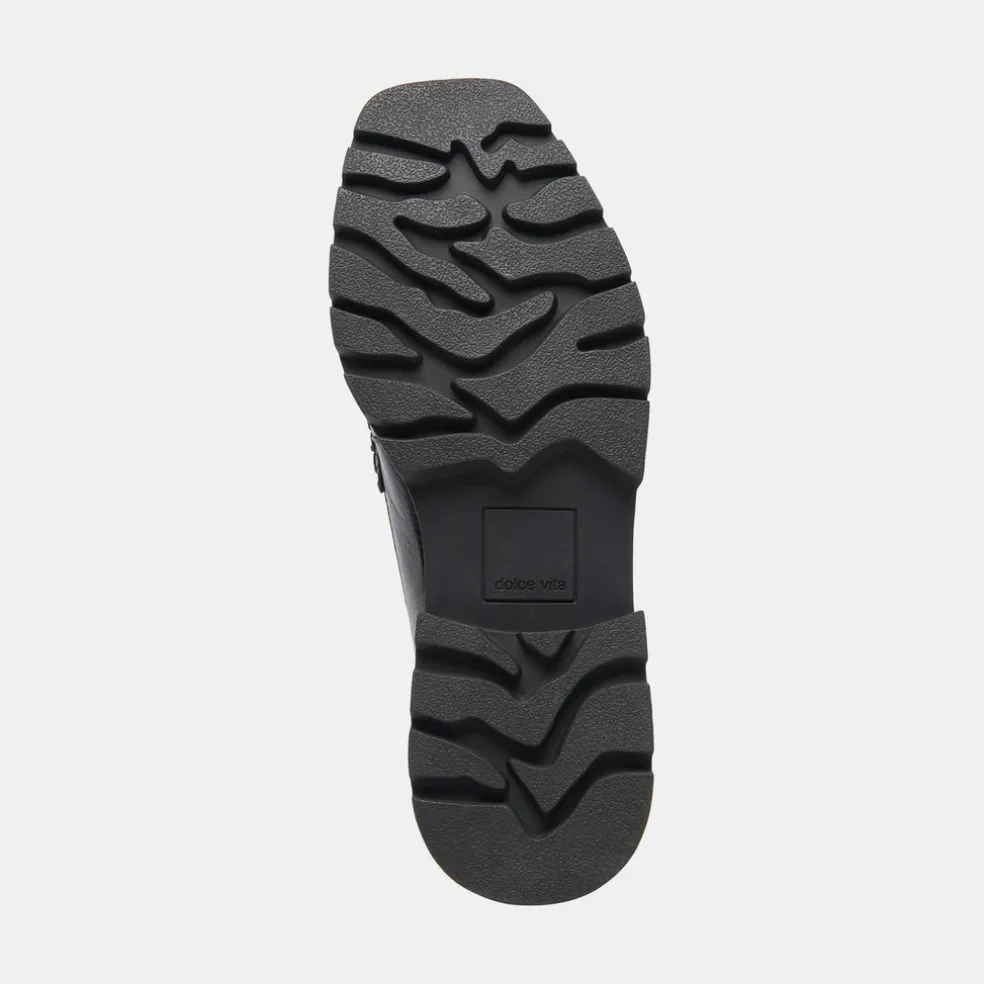 Elias Flats Onyx Crinkle Patent