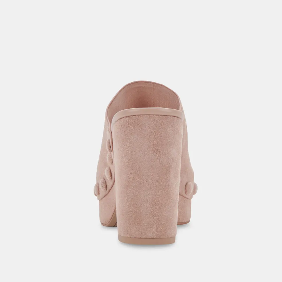 Emol Heels Blush Suede