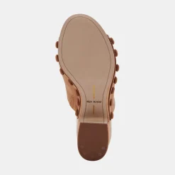 Emol Heels Pecan Suede
