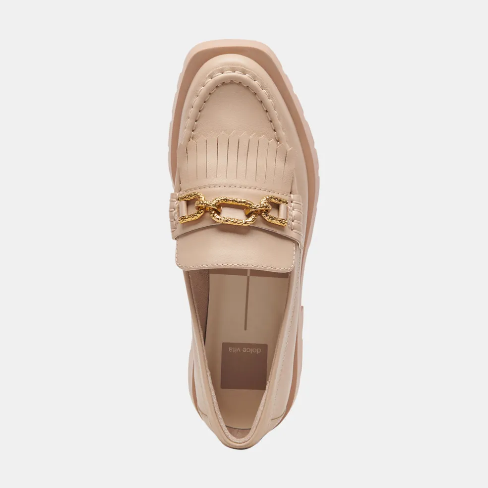 Erna Flats Lt Blush Leather