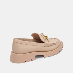 Erna Wide Flats Lt Blush Leather