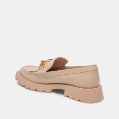 Erna Wide Flats Lt Blush Leather