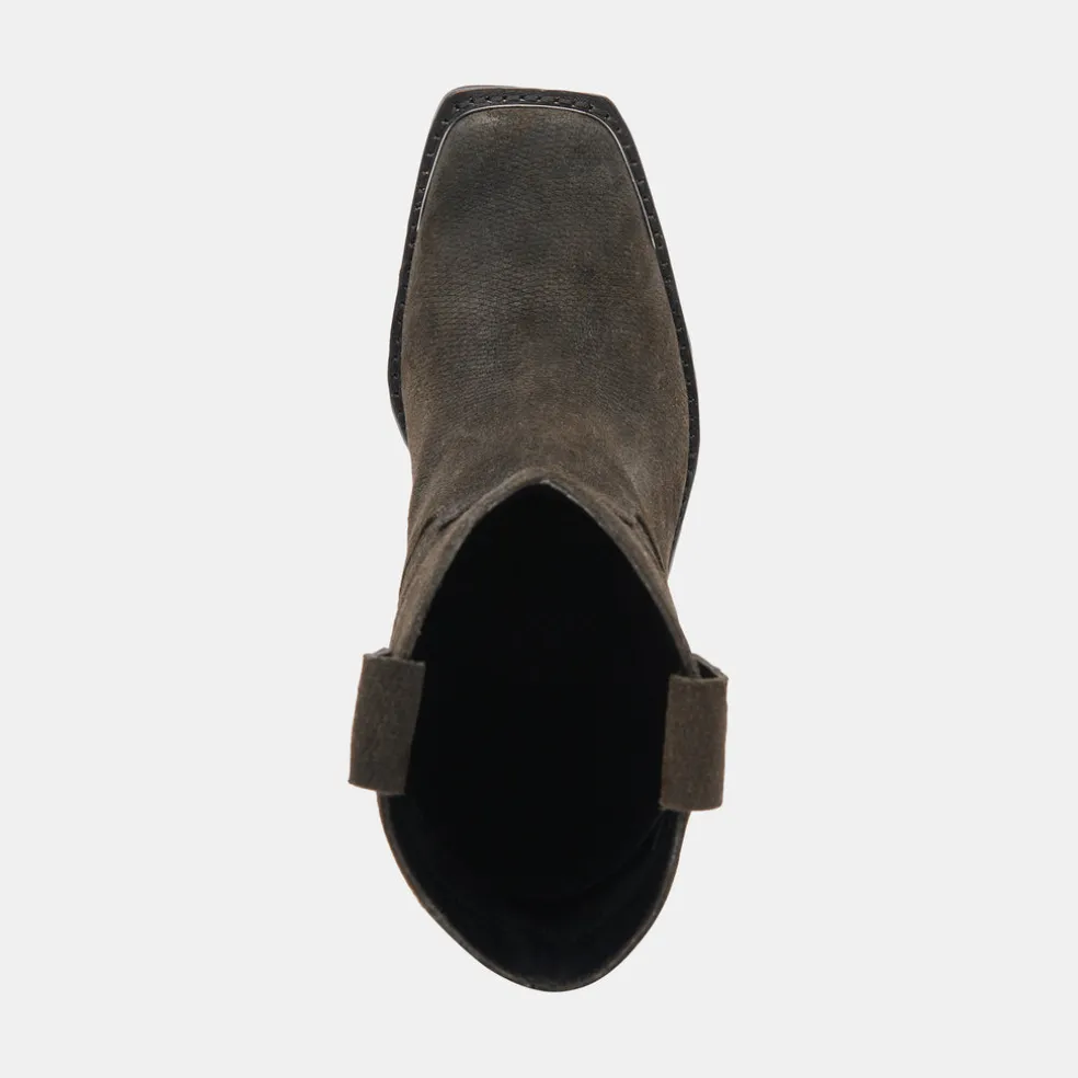 Falon Boots Espresso Distressed Leather