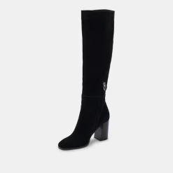 Fynn Boots Black Suede