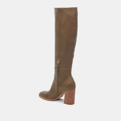 Fynn Boots Dark Olive Leather