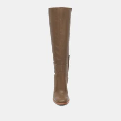 Fynn Boots Dark Olive Leather