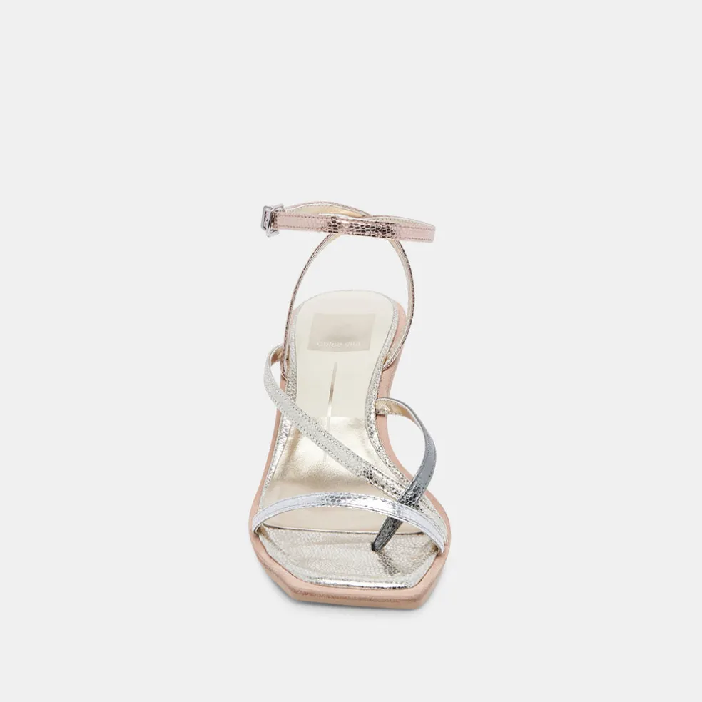 Gemini Wedges Metallic Multi Crackled Stella
