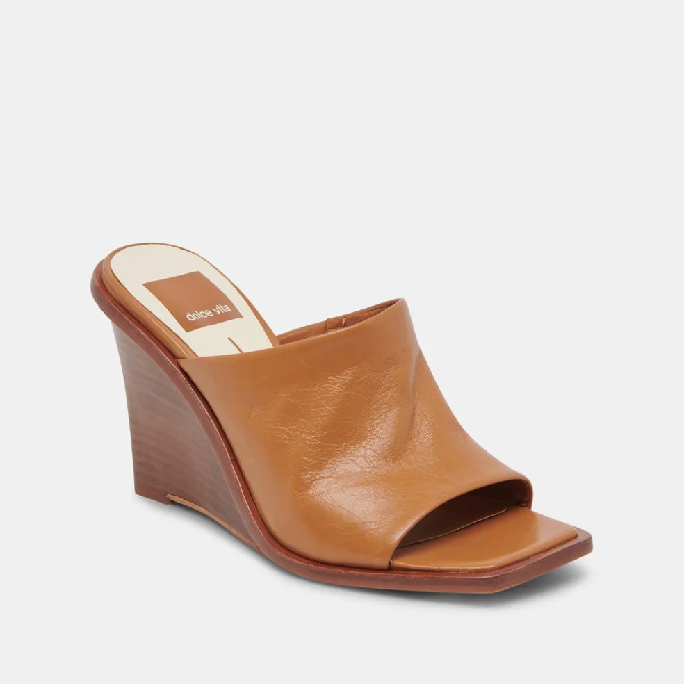 Gilded Wedges Acorn Leather