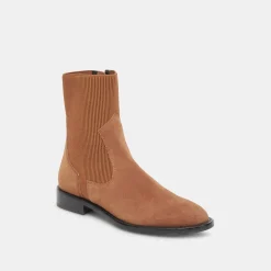 Gineva Boots Chestnut Suede