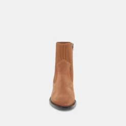 Gineva Boots Chestnut Suede