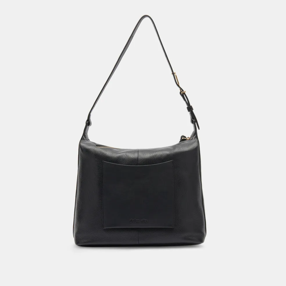 Hana Shoulder Bag Black Leather
