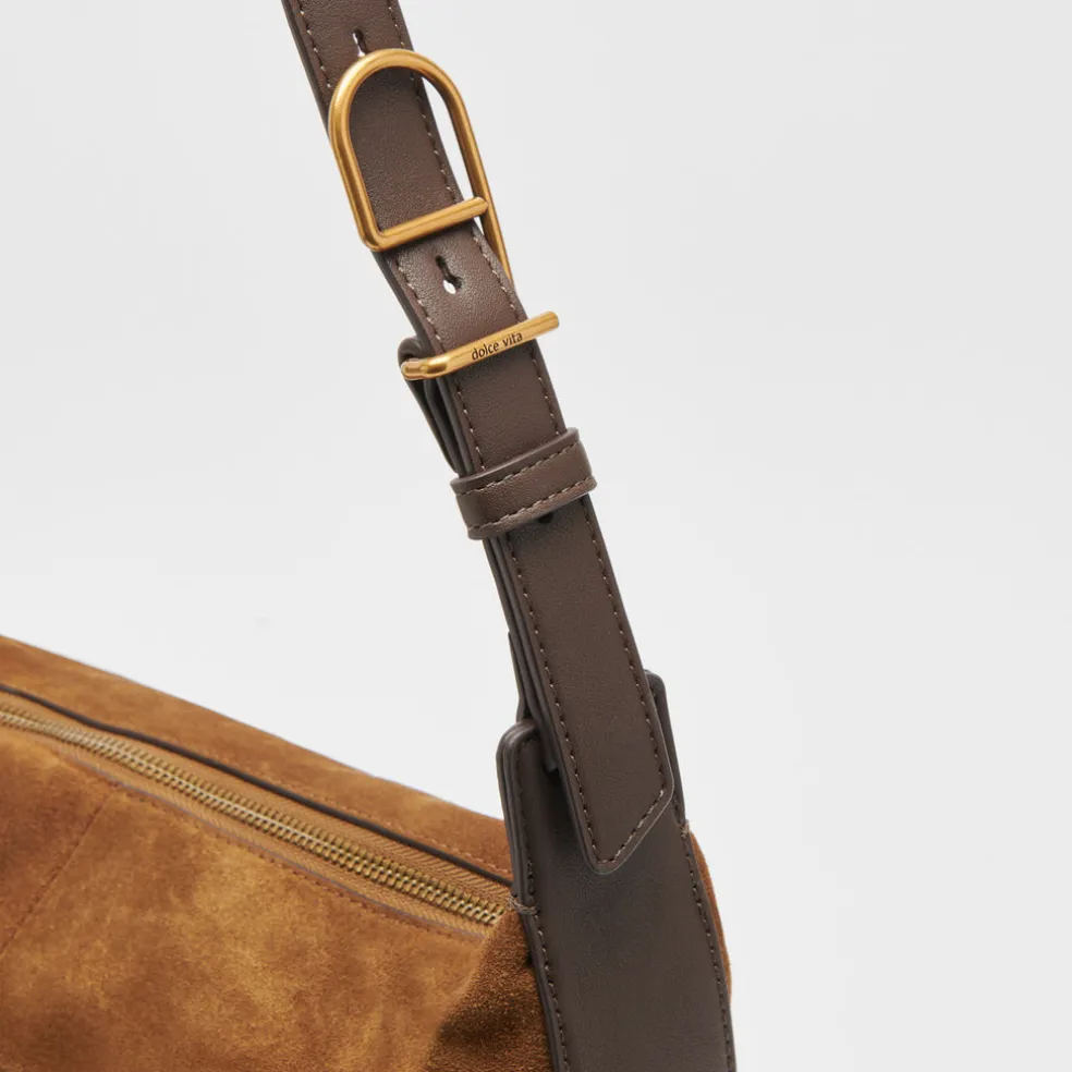 Hana Shoulder Bag Tobacco Suede