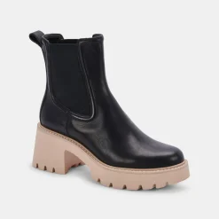 Hawk H2O Booties Black Leather