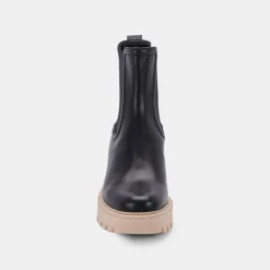 Hawk H2O Booties Black Leather