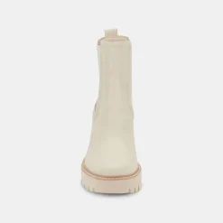 Hawk H2O Booties Ivory Leather