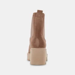 Hawk H2O Booties Mushroom Suede