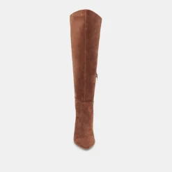 Haze Wide Calf Boots Cocoa Suede